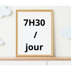 5 J / semaine : 7H30 de...