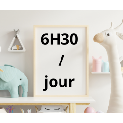 4 J / semaine : 6H30 de...